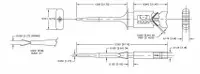 E-Z Hook XKM Dimensions